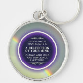 Inspirerend regenboog sleutelhanger (Voorkant)