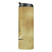 Inspirerend reis- en Padecitaat Thermosbeker (Geroteerd rechts)