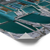 Inspirerend reisbiljettenbakken poster (Hoek)