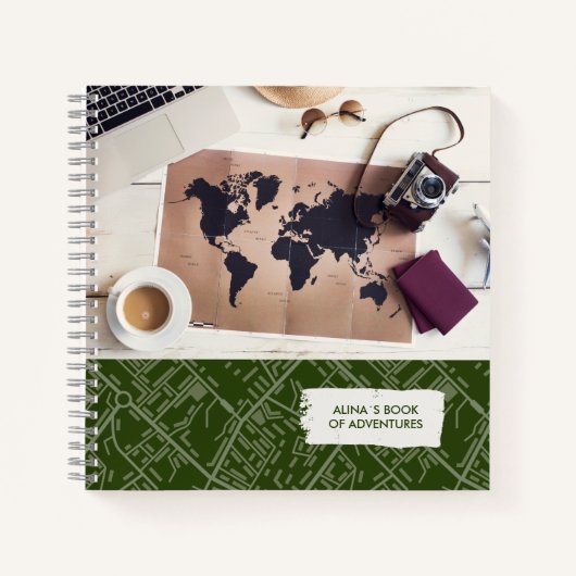 Inspirerend Reisjournaal Notitieboek (Voorkant)