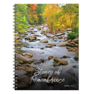 Inspirerend rivierbeddingen van Herdenking Prayer Notitieboek