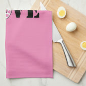 Inspirerend Roze Liefde Vredesharten Theedoek (Quarter Fold)