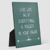 Inspirerend Rumi citeert live leven alsof... Fotoplaat (Zijkant)