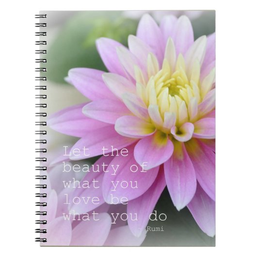 Inspirerend Rumi Journal-laptop Notitieboek (Voorkant)