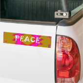 Inspirerend rust zijn met u Vector Design Art Bumpersticker (Op Truck)