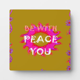 Inspirerend rust zijn met u Vector Design Art Fotoplaat