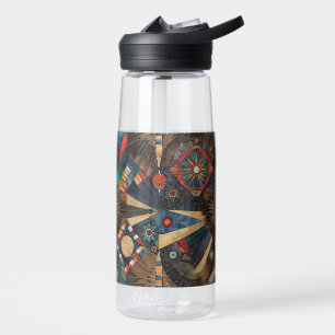 Inspirerend saffier "oude inheemse chronisch waterfles