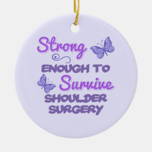 Inspirerend schouderchirurgie voor vrouwen keramisch ornament