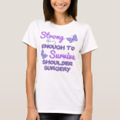 Inspirerend schouderchirurgie voor vrouwen t-shirt (Voorkant)