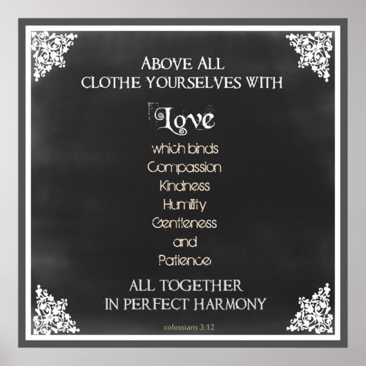 Inspirerend scriptnotering poster (Voorkant)