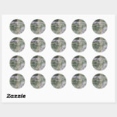 Inspirerend scriptproeverbindmiddel voor vogels, z ronde sticker (Vel)
