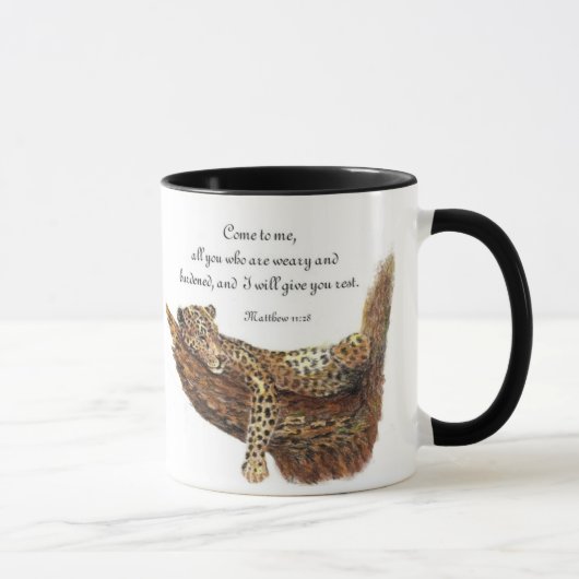 Inspirerend, Scripture, Matthew 11:28, Leopard Mok (Rechts)