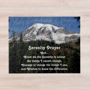 Inspirerend sereniteit gebed Mount Rainier Legpuzzel