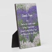 Inspirerend Serenity Prayer Lavendel Tuin Fotoplaat (Zijkant)