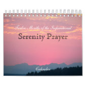 Inspirerend Serenity Prayer Natuur en Landschap Kalender (Hoes)