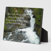Inspirerend Serenity Prayer Waterval Fotoplaat (Zijkant)