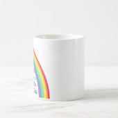 Inspirerend sociaal werk regenboog koffiemok (Center)