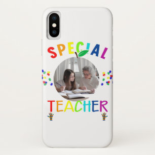 Inspirerend speciale leraar foto iPhone x hoesje