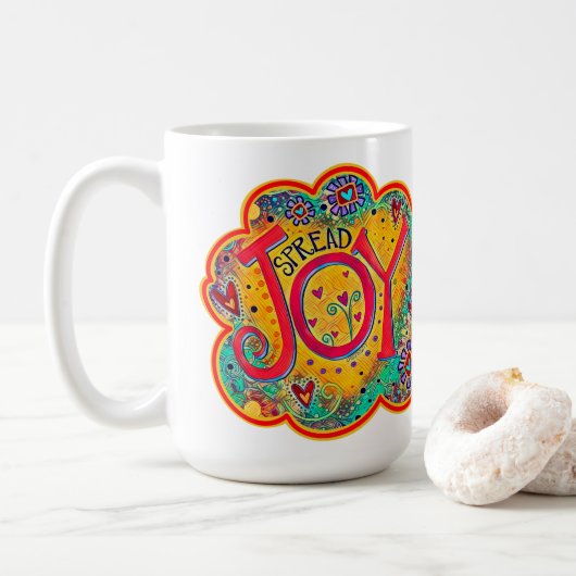 Inspirerend Spread Joy Inspirivity Coffee Mok (Met donut)