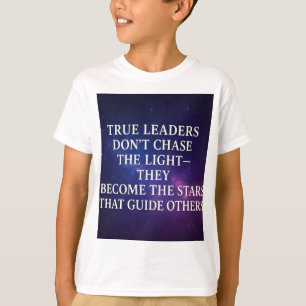 Inspirerend Star Quote Wall Art T-shirt