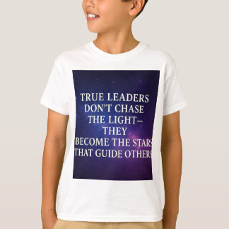 Inspirerend Star Quote Wall Art T-shirt