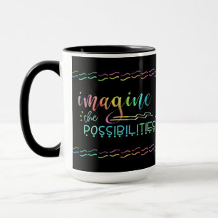 Inspirerend STEL JE DE MOGELIJKHEDEN VOOR Typograf Mok