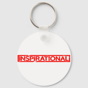 Inspirerend stempel sleutelhanger