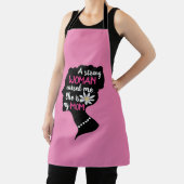 Inspirerend Sterke Vrouw Roze Moederdag Schort (Insitu)