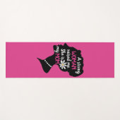 Inspirerend Sterke Vrouw Roze Moederdag Yogamat (Voorkant (horizontaal))