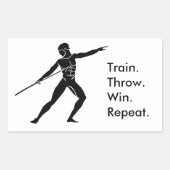 Inspirerend Stickers van de Athleense sport (Voorkant)