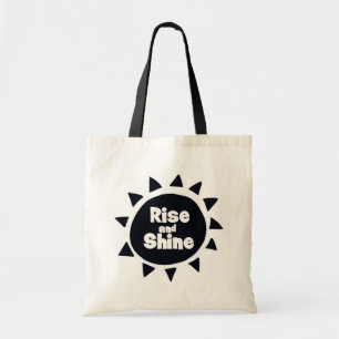 inspirerend stijgingen en schijn tote bag