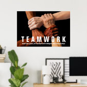 Inspirerend teamlid Motivatie Poster (Thuiskantoor)