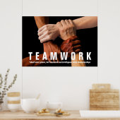 Inspirerend teamlid Motivatie Poster (Keuken)
