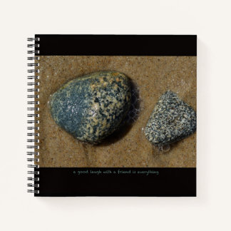 Inspirerend tekst en foto.  notitieboek