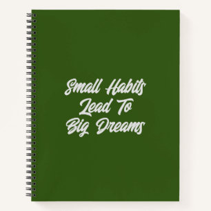 Inspirerend tekst Quote Mannen Notitieboek
