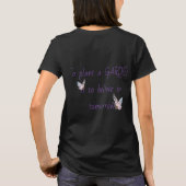 Inspirerend tuinprijs met vlinder t-shirt (Achterkant)
