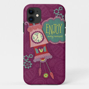 Inspirerend Typografie van Burgundy iPhone 11 Hoesje