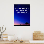 Inspirerend Typografie Wall Art Poster (Keuken)