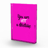 Inspirerend U bent geen Mistaking Quote Fotoblokken (Rechts)