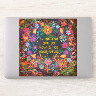 Inspirerend uw toekomstige leuke bloemencultuur sticker