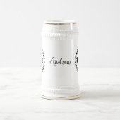 Inspirerend Vaderdag Citaat Aangepaste Naam Wit Bierpul (Center)