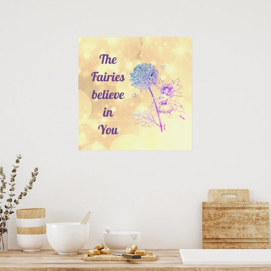 Inspirerend valgetal poster (Keuken)