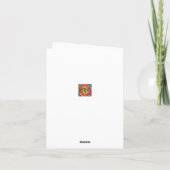 Inspirerend van de kleurrijke flora "Miracles Happ Kaart (Achterkant)