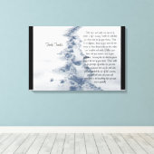 Inspirerend verse Tracks Canvas Afdruk (Insitu (Houten vloer))