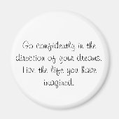 Inspirerend vertrouwen citeert magneten cadeaus (Voorkant)