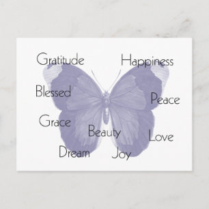 Inspirerend Vlinder Briefkaart