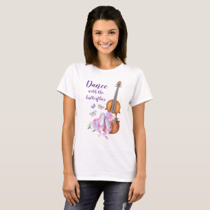 Inspirerend vlinders dansen t-shirt