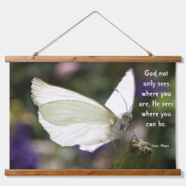 Inspirerend vlinderwandtapijt opknoping hangend wandkleed