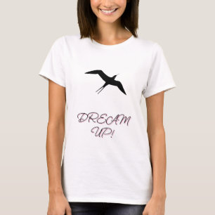 Inspirerend vogel "Droom op!" Design T-shirt