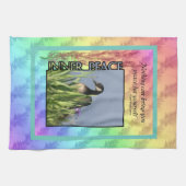 Inspirerend voor binnenvrede theedoek (Horizontaal)